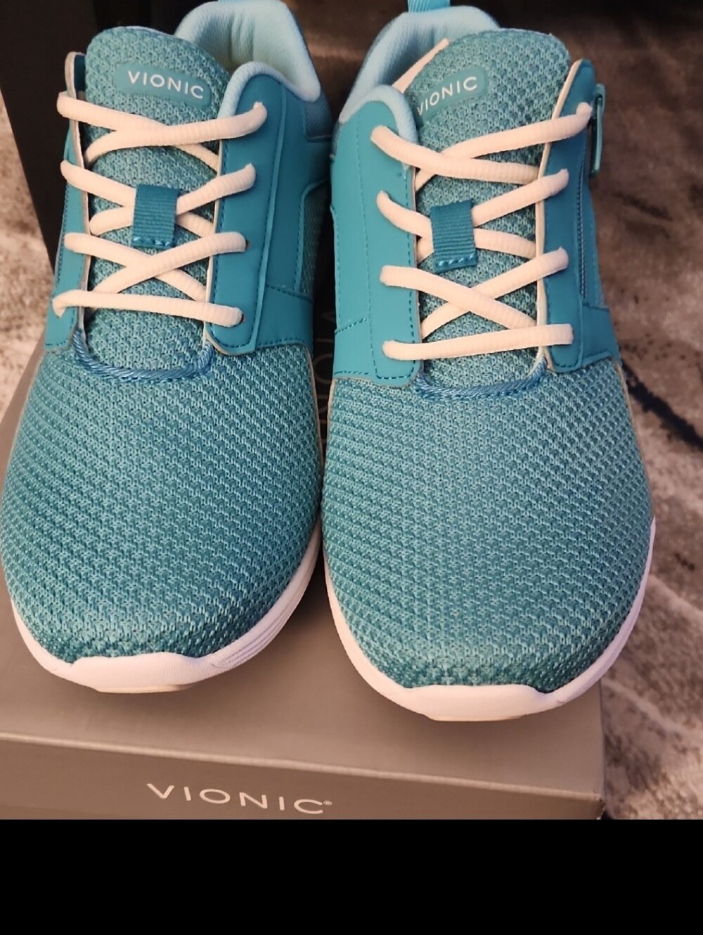 Vionic Teal Lyla Lace-Up Women’s Athletic Sneakers. Sz 10 W. NIB - Picture 4 of 7